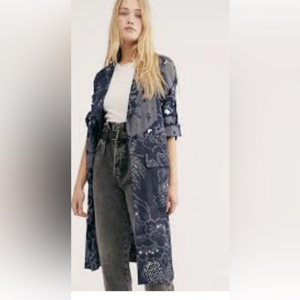 NWOT Free People size M Eye of the Wild jacket/duster coat